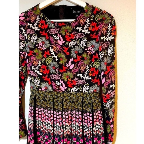 Saloni Nuri Lace Tulle Dress. - Picture 9 of 10